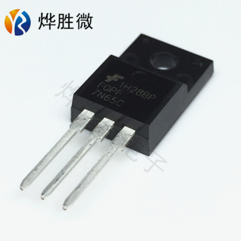 FQPF7N65C 场效应MOS管 7A65V TO-220 全新进口 十