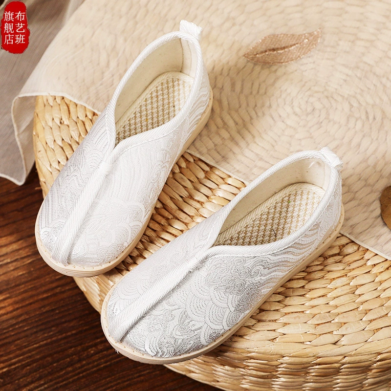 Этнический стиль, старинный костюм, обувь с вышивкой, сухожилия, детская танцевальная обувь, детская обувь, обувь с вышивкой Hanfu, мальчики, старая Пекинская Тканевая обувь