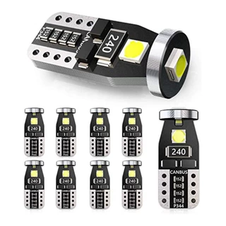 12V解码无极led示宽灯 921 T10 3030 3SMD 高亮车厢灯 牌照灯w5w