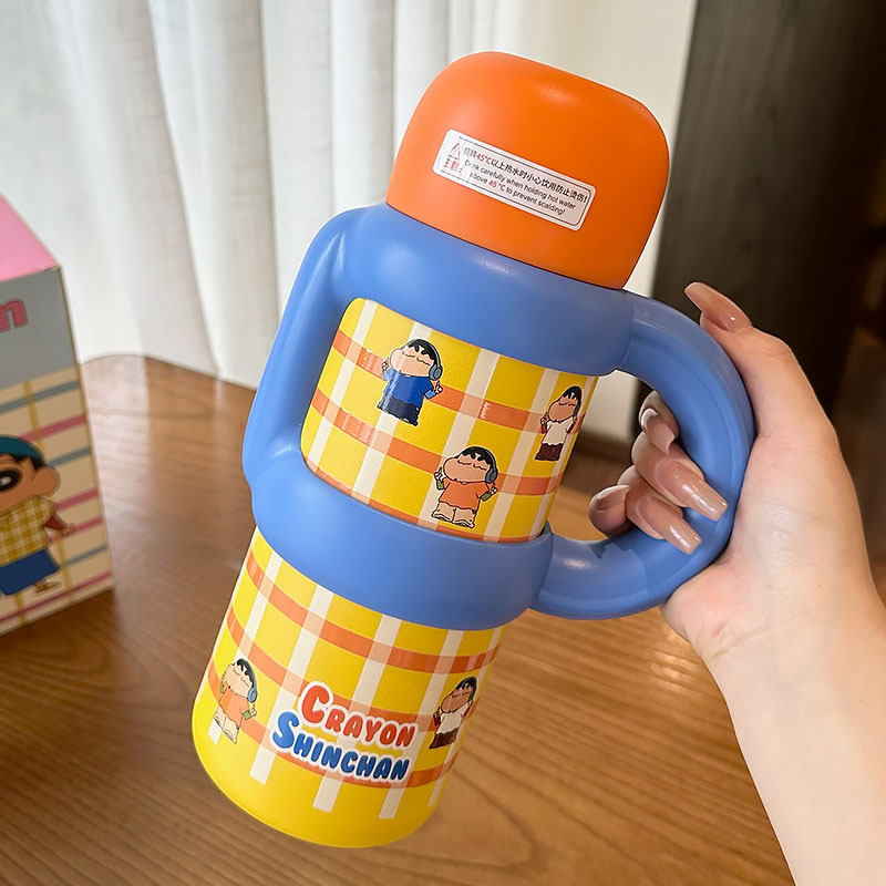 Crayón pequeño nuevo taza de aislamiento para chicas de alta capacidad de taza de agua de alta capacidad de taza de hielo de oficina hervidor regalo de cumpleaños