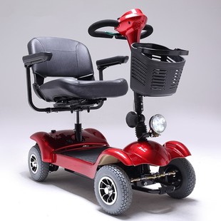 Intelligent Four-wheel Electric Car for the Elderly, Foldableable Home Elderly Pick-up and Drop-off Kidsren's Battery Car