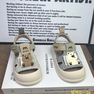 A generation of foreign trade baby shoes 2025 summer baby toddler sandals 0-1-6 years old soft bottom men's and women's light shoes 3