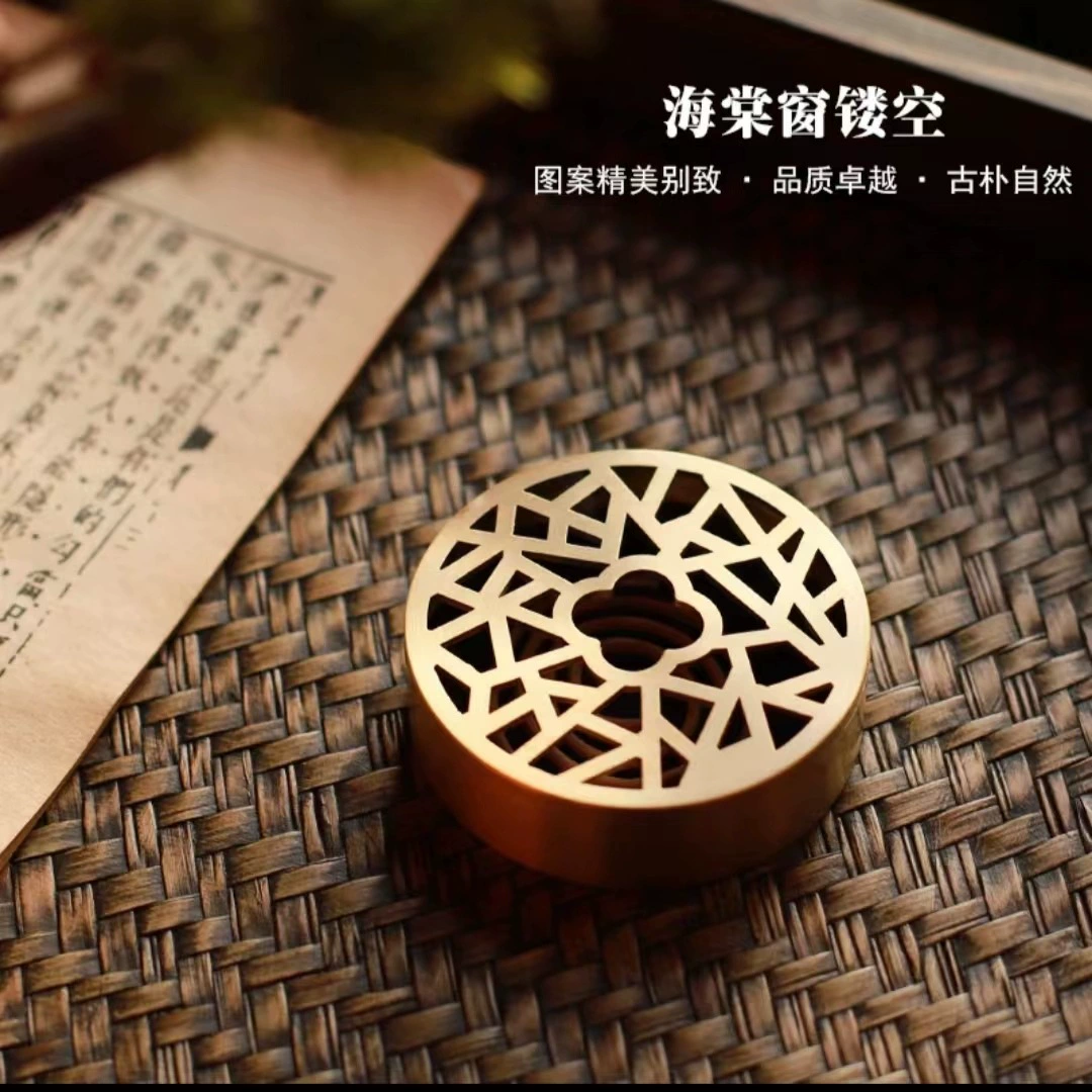 Антикварная курильница из латуни для дома