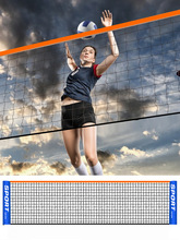 Portable Badminton Net Easy Setup Volleyball Net for Tennis