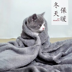 不良ブランケット、特価ペット猫フランネルコーラル生地、厚手のフランネル冬