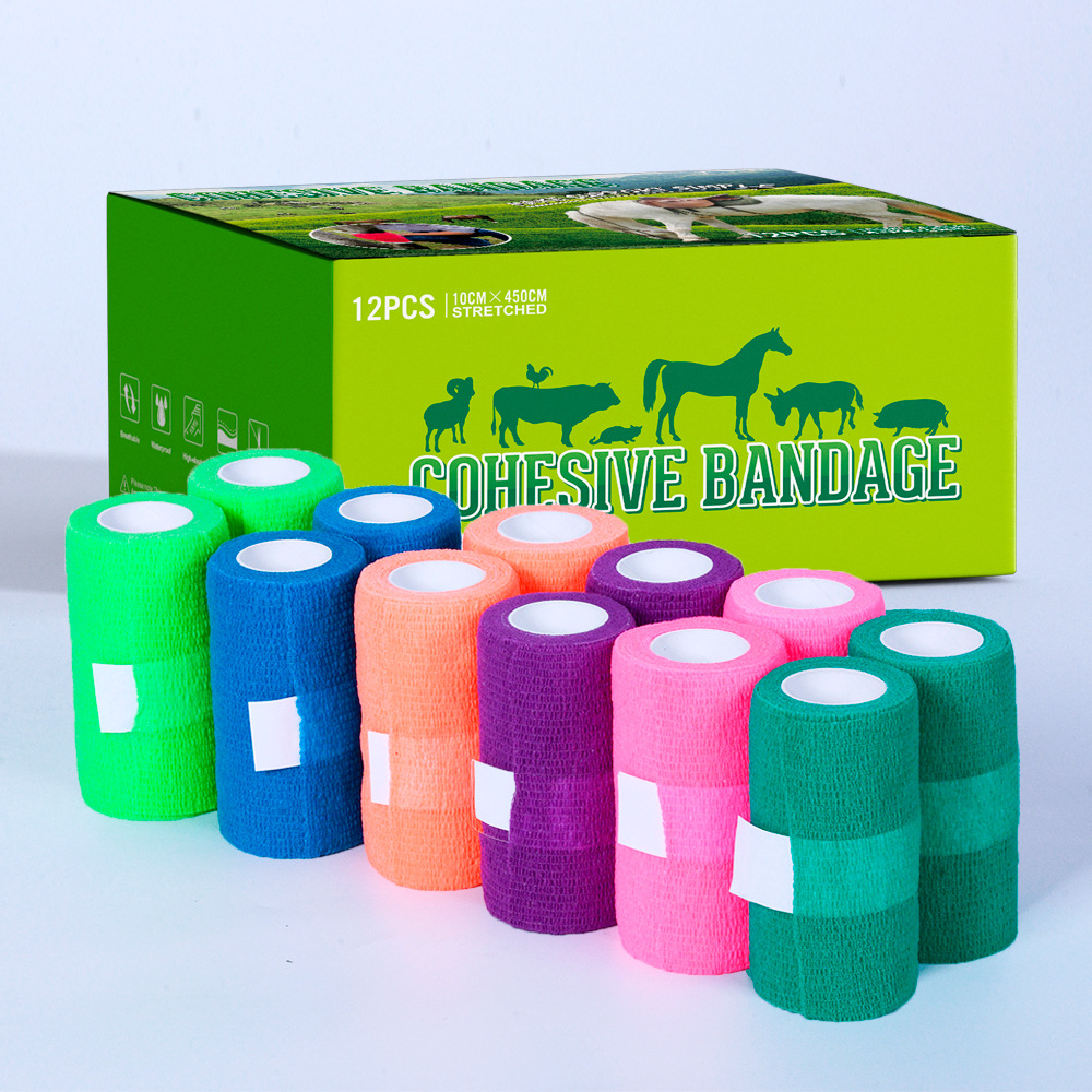Customized packaging beast with a hoof bandage