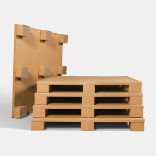 Fumigation-Free Paper Pallet, High Load-Bearing Four-Sided Forked Logistics Paper Pallet, High-Strength Honeycomb Paper Pallet