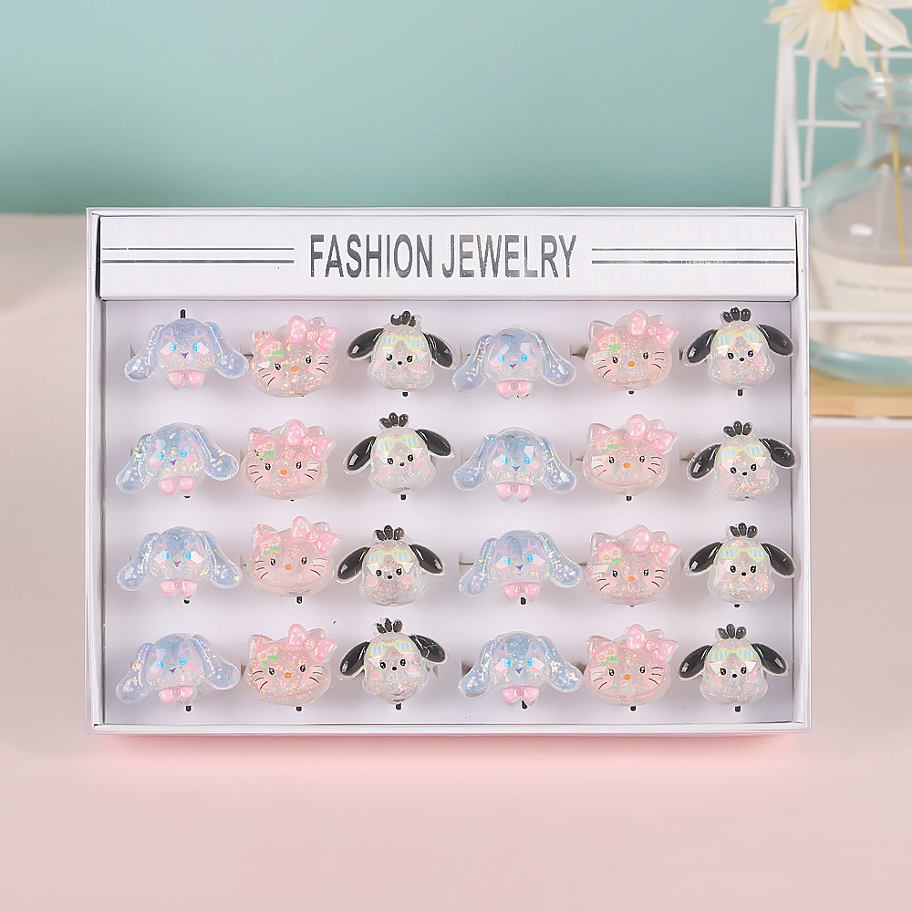 산리오 야광 반지