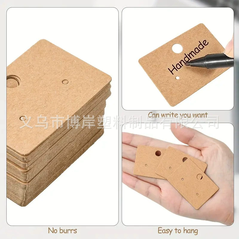 Кожаные квадратные универсальные серьги handmade, Amazon