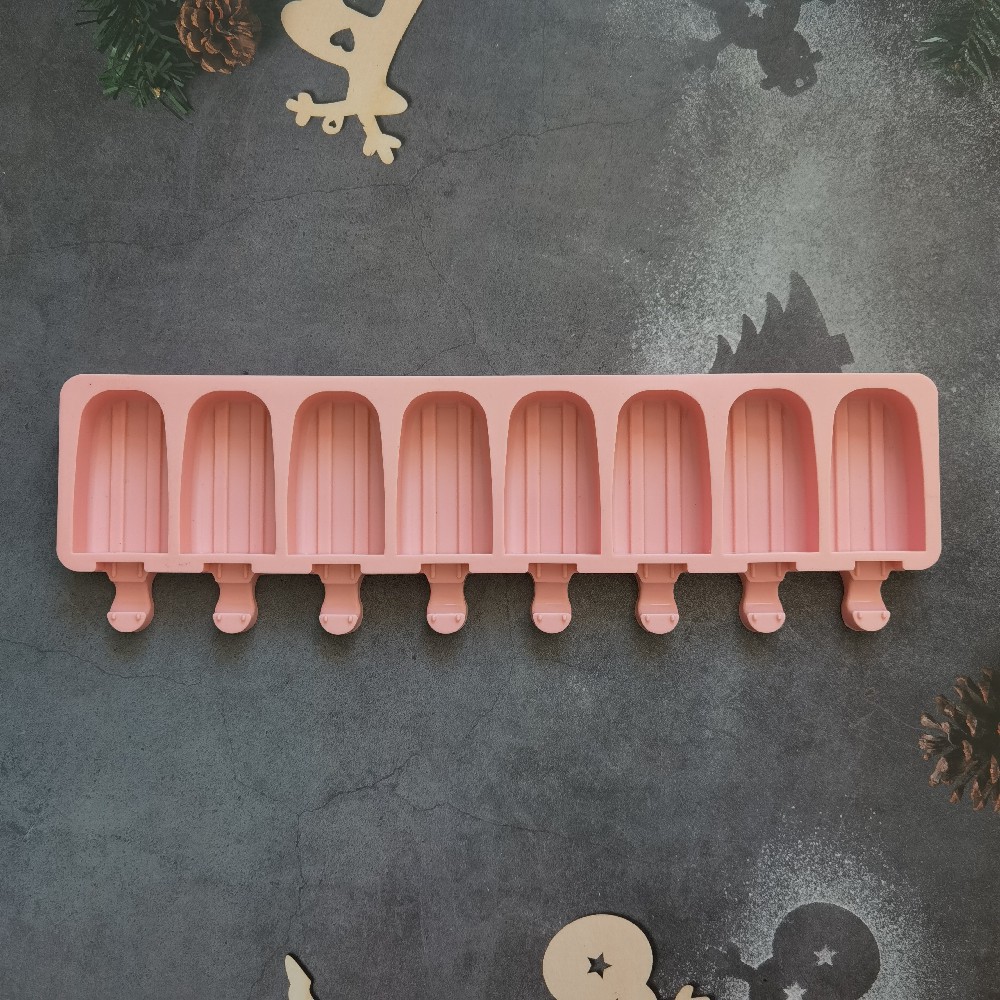 48 molde de silicona de doble ranura para pastel helado pudín molde de postre para jabón