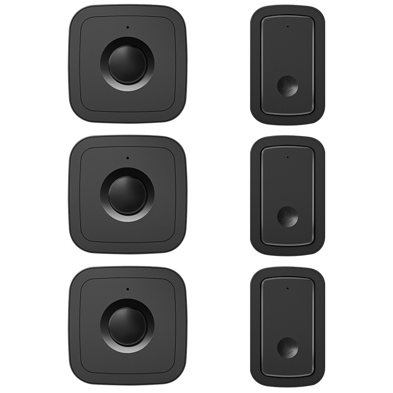 智能无线家用门铃接收器不用电池远距离电子遥控三拖三提示门铃