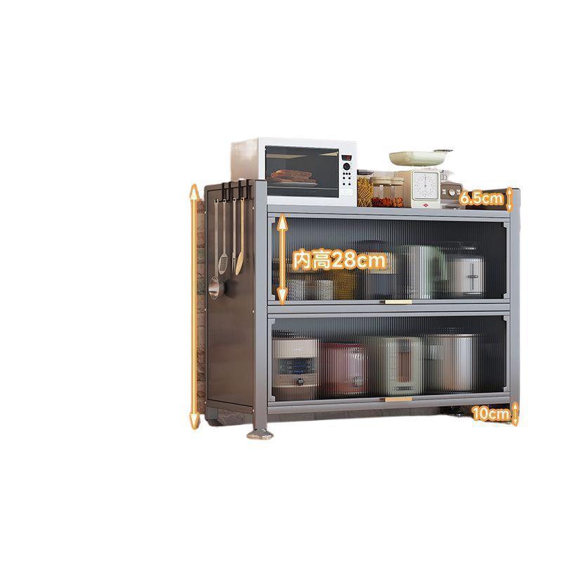 Fábrica directa hogar engrosado gabinete de cocina gabinete de piso gabinete de exhibición gabinete todo en uno armario de acero con puertas de tramo