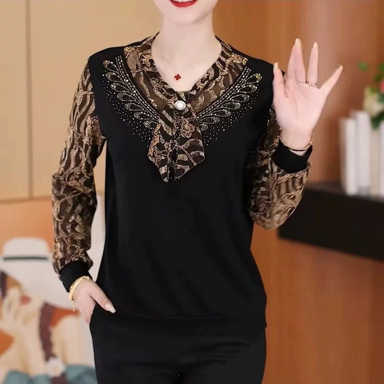 Модная мама весенняя иностранная кружевная нижняя рубашка 2024 новый продукт