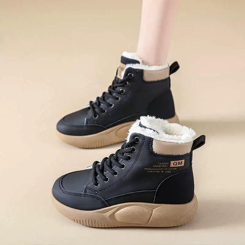 Keep warm non-slip ski low boots