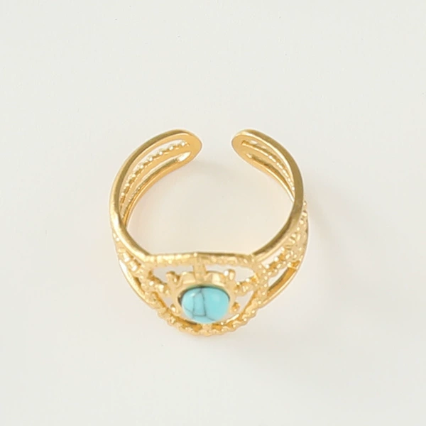 Sun hollow blue stone