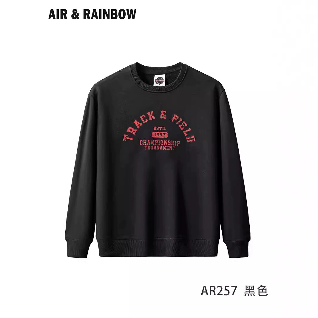 洪品服饰 Цветной толстовка с капюшоном для работы, (跨境贸易), оверсайз, с завязками