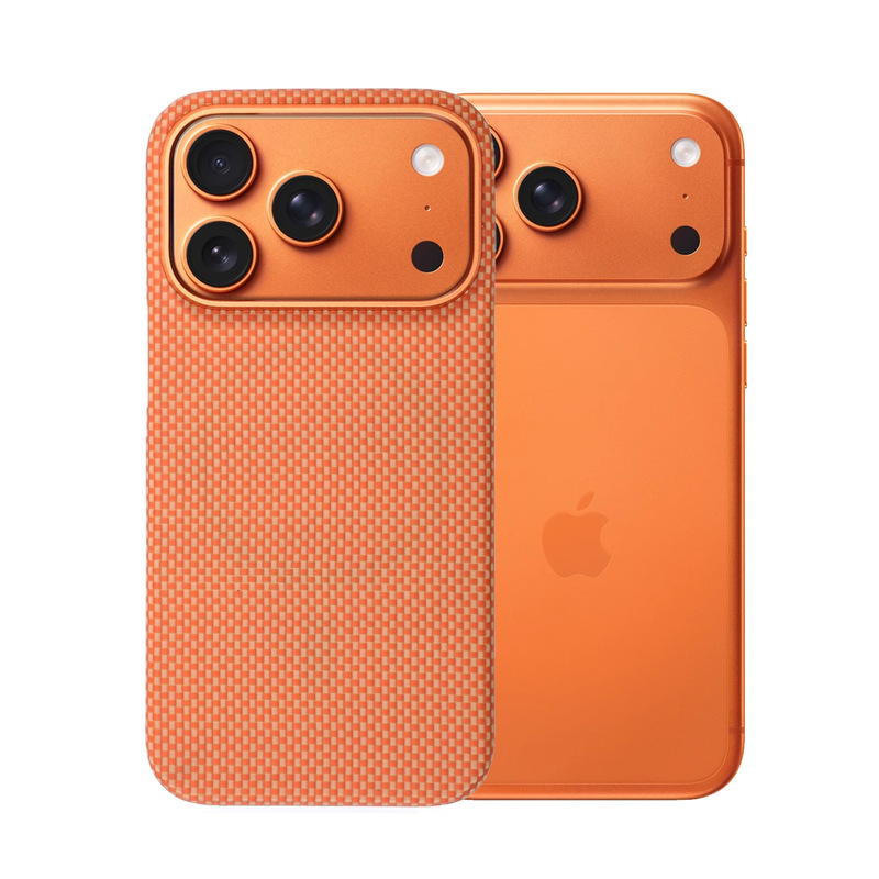 Ip17 Promax Apple 16 Protective Case Kevlar Cover Aramid Xingyu Orange Aramid Carbon Fiber Phone Case