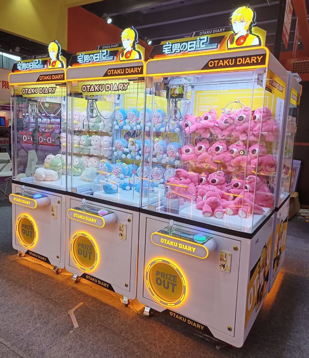 Red de Internet Escanee el código en interiores, máquina de garras que se toma con monedas, ciudad de videojuegos comerciales, clip grande, clip de muñeca, máquina de bocadillos