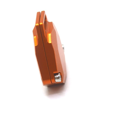 Modified Key Shell Protection Decorative Aluminum Alloy Suitable for Ktm Duke390 200 Rc200 Duke200 (Motorcycle Key) - orange