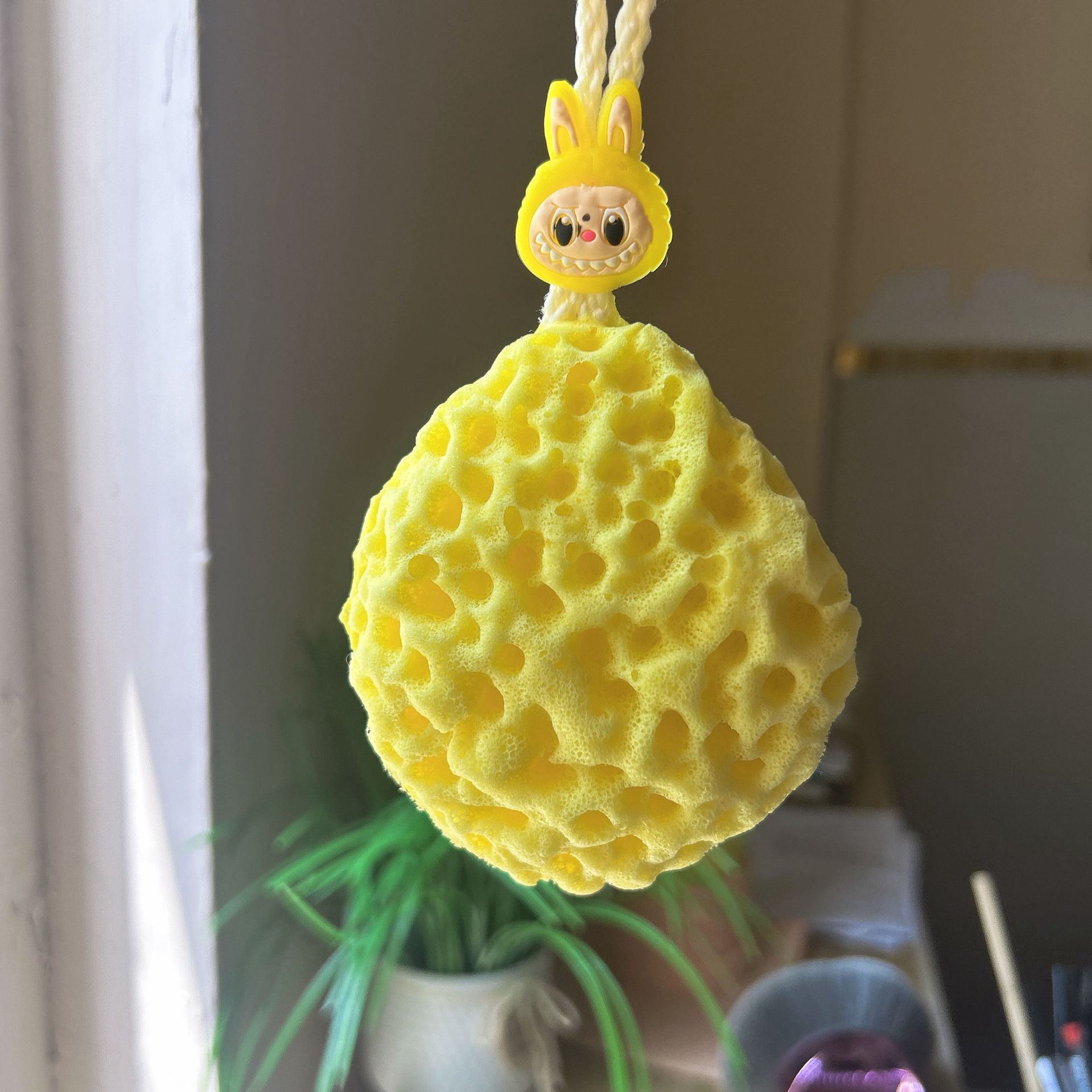 Panal japonés gran bola de baño super suave esponja niños lindo baño espuma baño flor mujer baño esponja