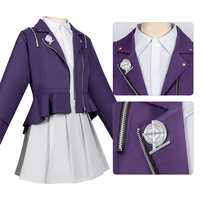 百日战纪cos服最终防卫学园雾藤希饴宫怠美cosplay服二次元演出服|undefined