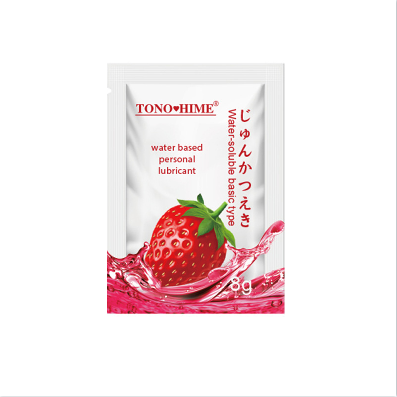 TONOHIME Lubricante afrutado Bolsa 8ml Lubricante corporal portátil Juguetes sexuales para adultos al por mayor image 6