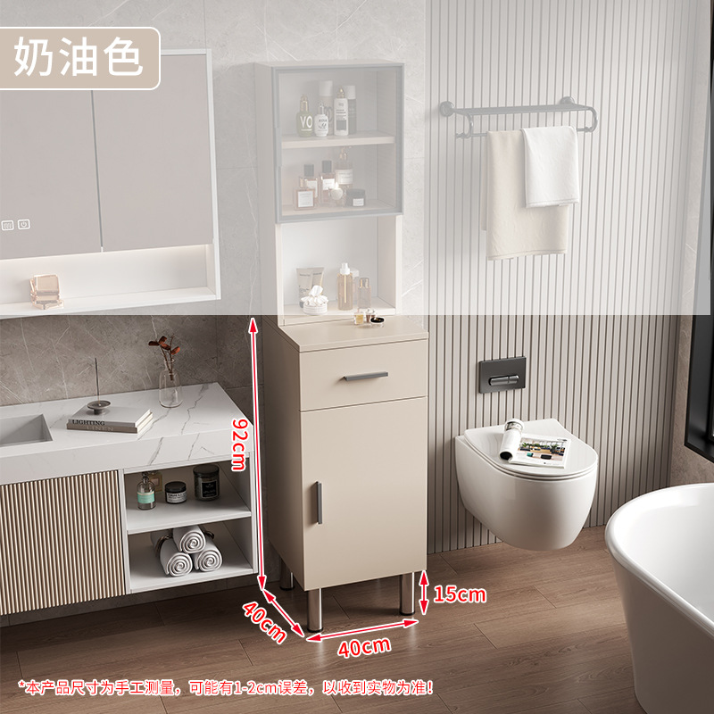 gabinete lateral de baño inodoro panal de abeja gabinete vertical de almacenamiento tipo piso gabinete lateral de almacenamiento sala de estar simple armario
