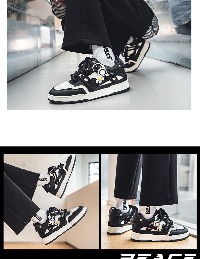 Herren Freizeitschuhe Retro Sneaker Geflochten Und Modern_voghion.com