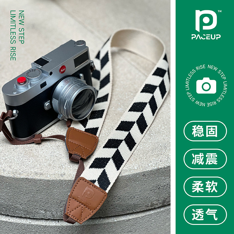 【国境を越えた直送】刺繍織りエスニック風レトロ文学一眼レフミラーレスカメラストラップ写真撮影減圧ベルト|undefined