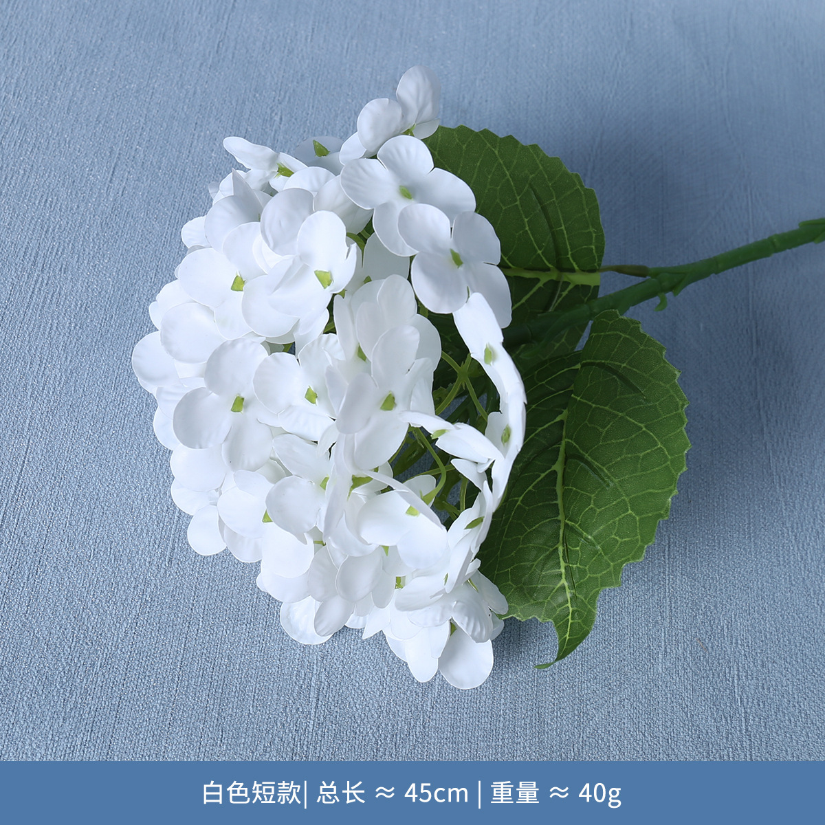 Sensación de la mano hortensias boda simulación flor rosa piruleta roja hortensias sala de bodas pared de flores hileras de flores flores flores falsas