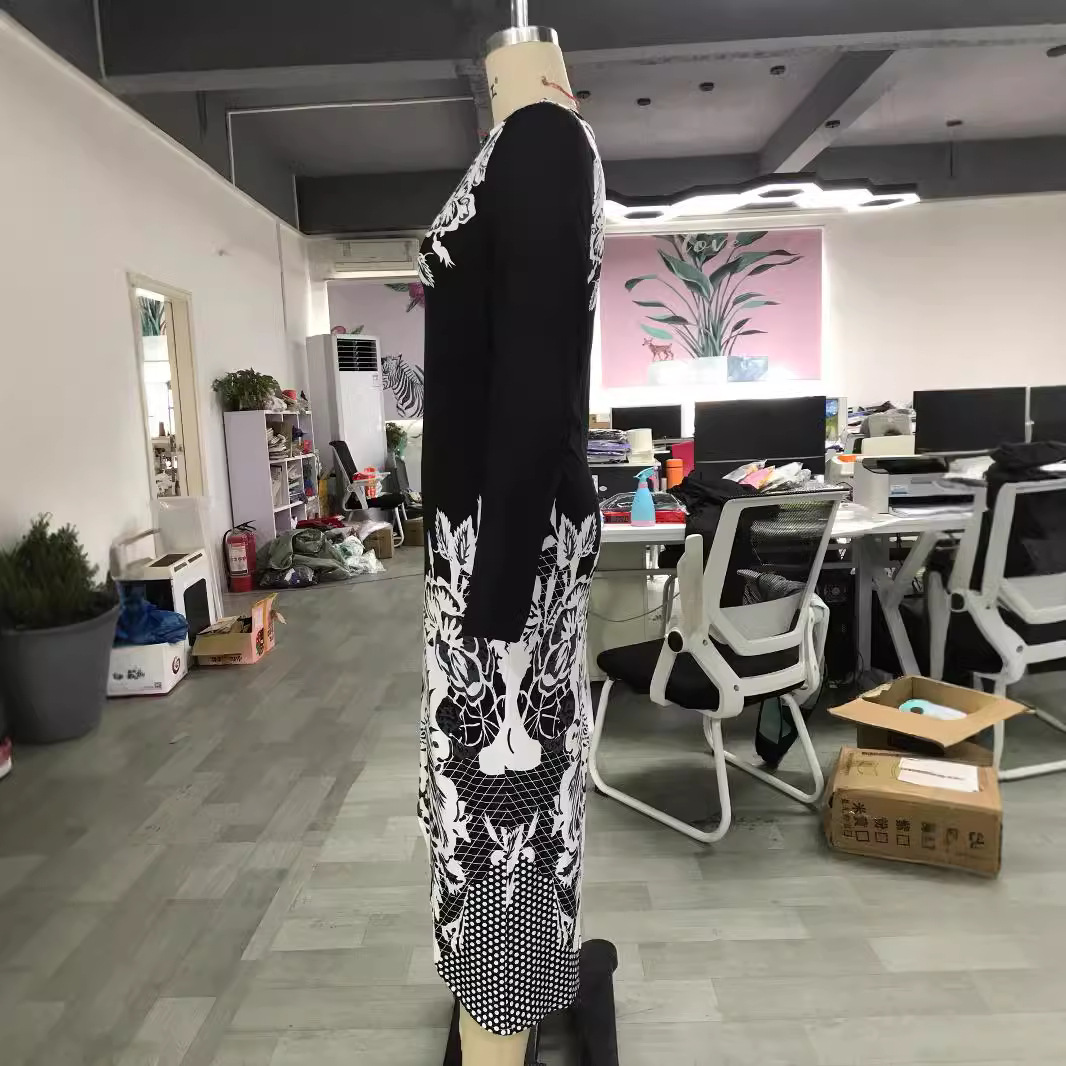 Robe Cheongsam cintrée à la taille, style urbain, élégante et décontractée_voghion.com