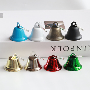 Christmas Wind Chime Cross-Border 3.8 Open Horn Bell with Hook Pet Training Bell Urchin Buckle Bell Pendant