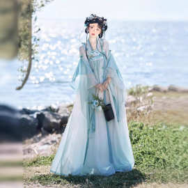 春夏新款刺绣汉服日常唐制齐胸襦裙古装中国风古装汉元素成人汉服