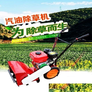 山东工厂定制加工汽油款手推除草机小型农田果园用割草碎草机