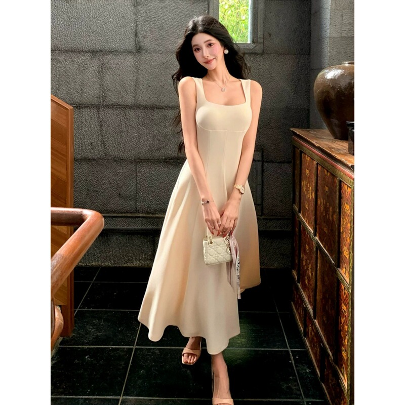 Barb Chill "Gentle Magic Dress" Camisole Dress French Long Dress Summer Graduation Gown Birthday Dress