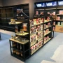 钢木便利店双面定制中岛架