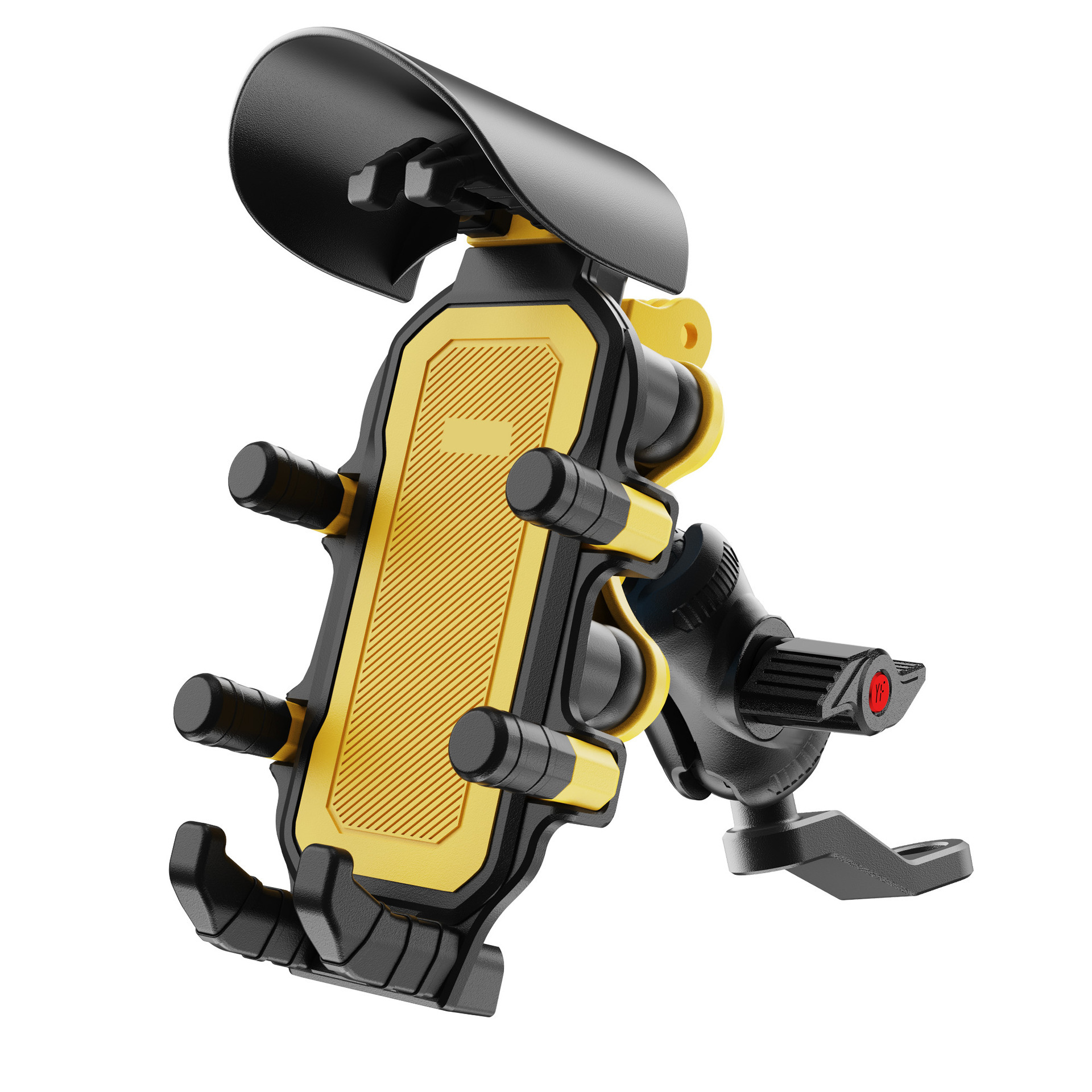 KT-315 노란색과 검정색 거울 베이스 모델(바이저 포함)