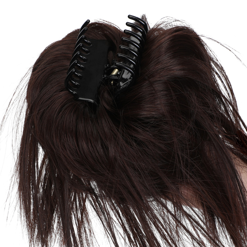 Fake Hot Selling Hair, Spicy Girl Grabbing Chicken Bun Headdress, Lazy Person Curling Hair Bag, Fluffy Natural Ball Head Fake Hair Circle_voghion.com