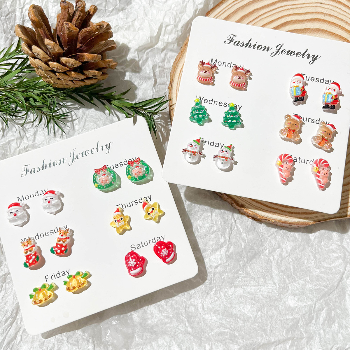 Cute cartoon fresh earrings