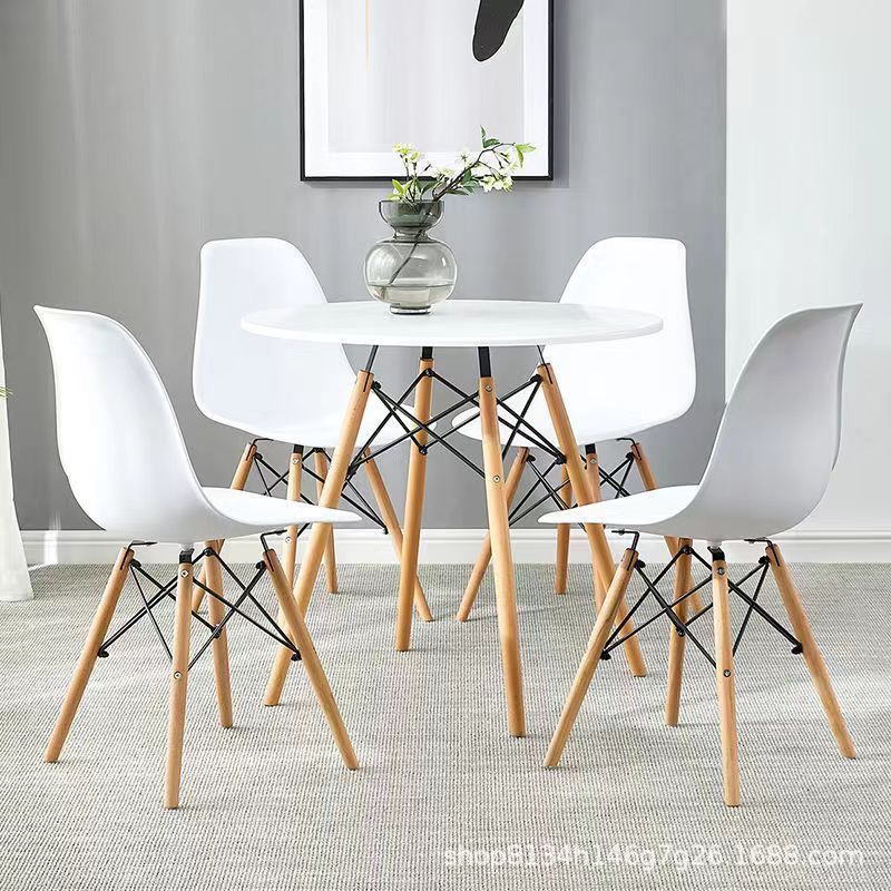 Table, Home Dining Table, Nordic Small Apartment Dining Table and Chairs, Negotiation Round Table, Balcony Combination Conference Table, Commercial Dining Table