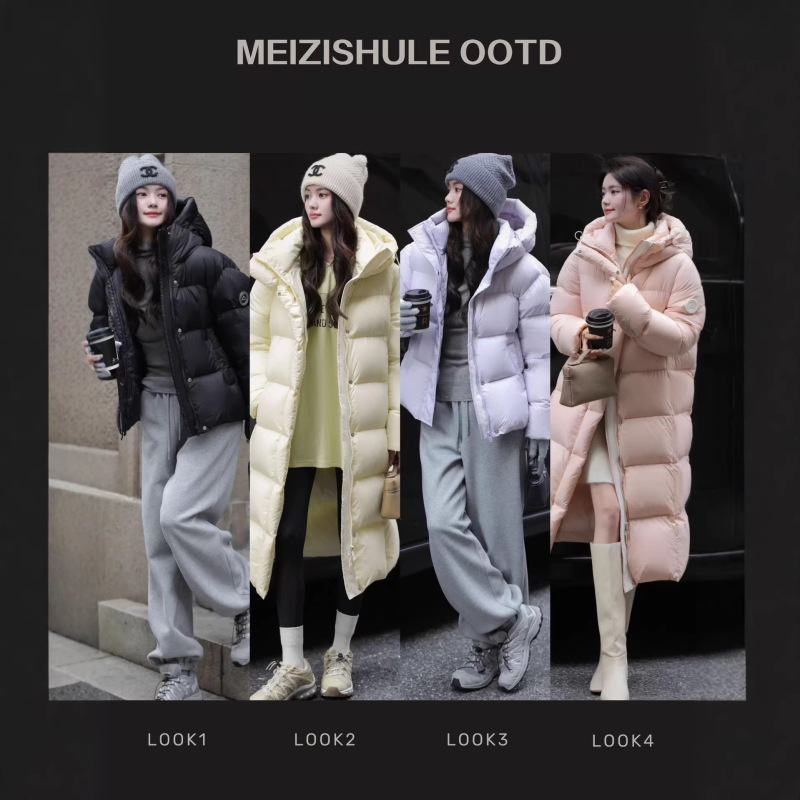 Sam's Out-Of-Stock Same Style 90% down Cotton Jacket for Women, Mid-Length, 2025 New Thickened Winter Puffer Jacket