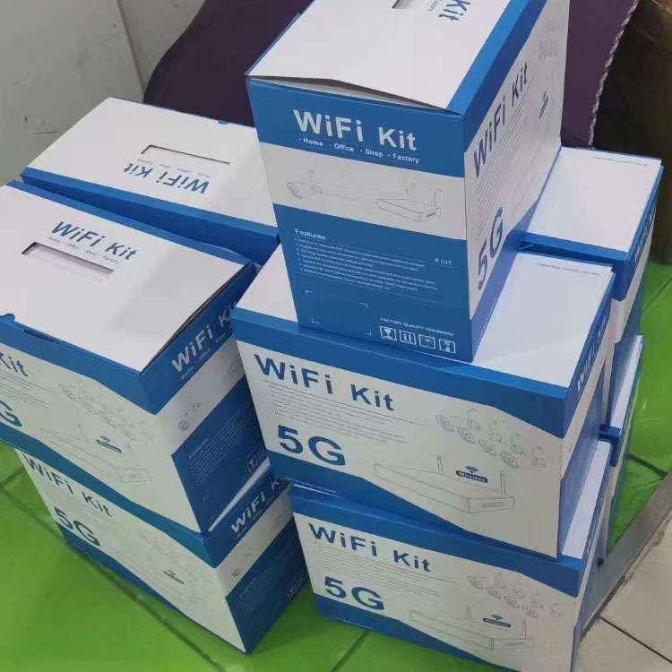 5 millones de cámaras de vigilancia inalámbrica Kit de 4 vías de vigilancia inalámbrica CCTV IP al aire libre