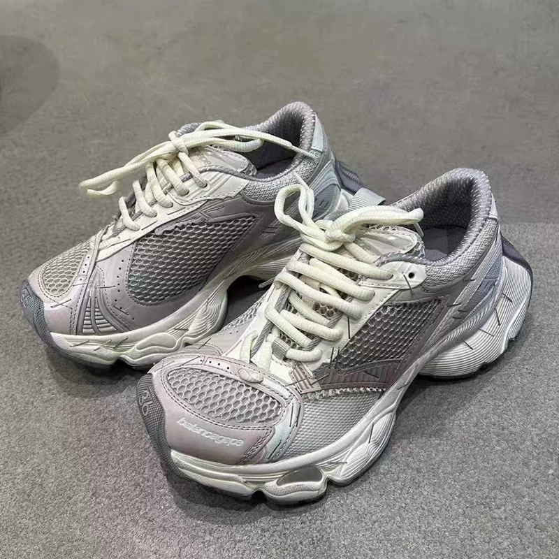 Кроссовки Paris Booking «daddy shoes», осень 2024, толстая платформа, уличный спортивный стиль