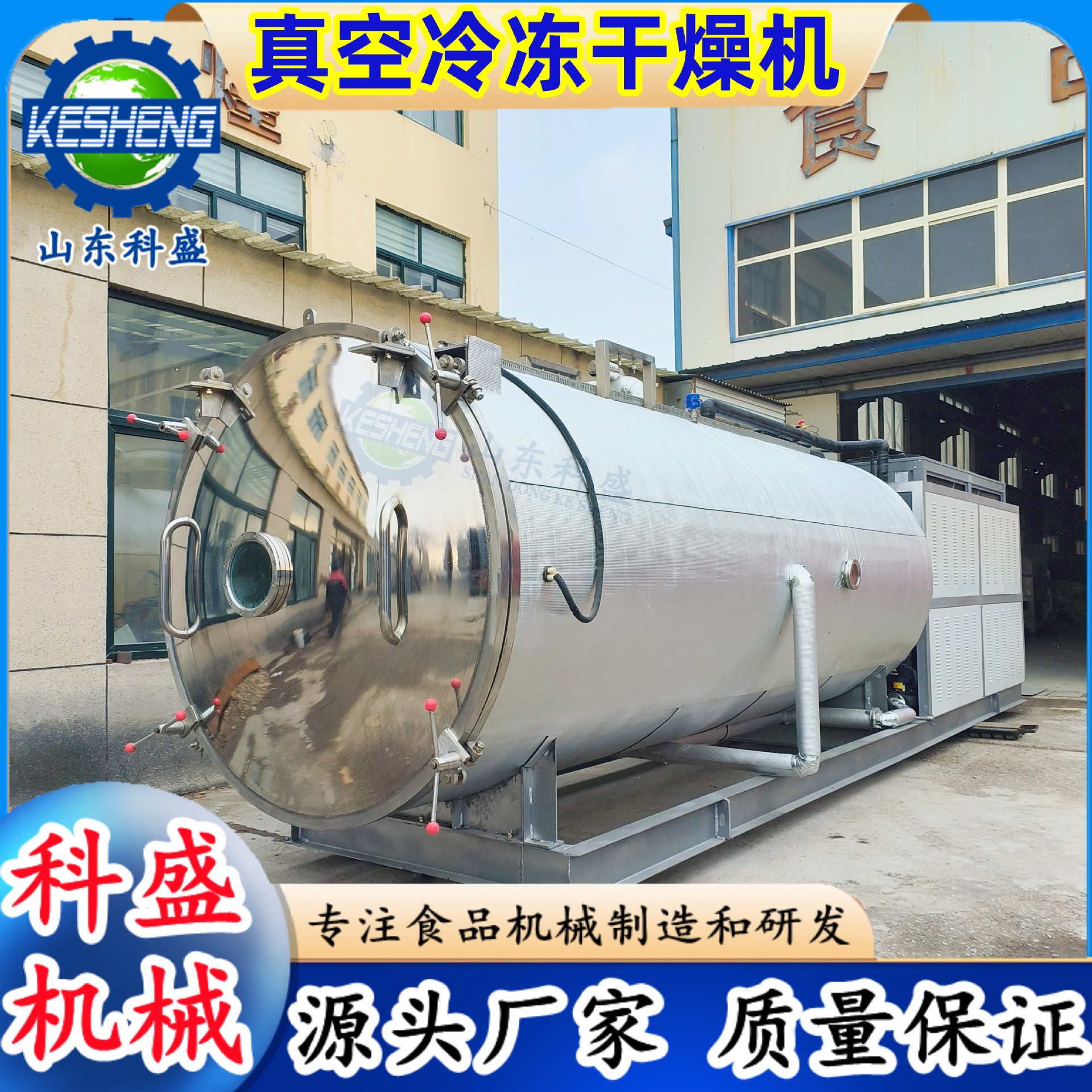 酸奶块真空冷冻干燥机 鸡胸肉冻干机 中药材冻干机设备