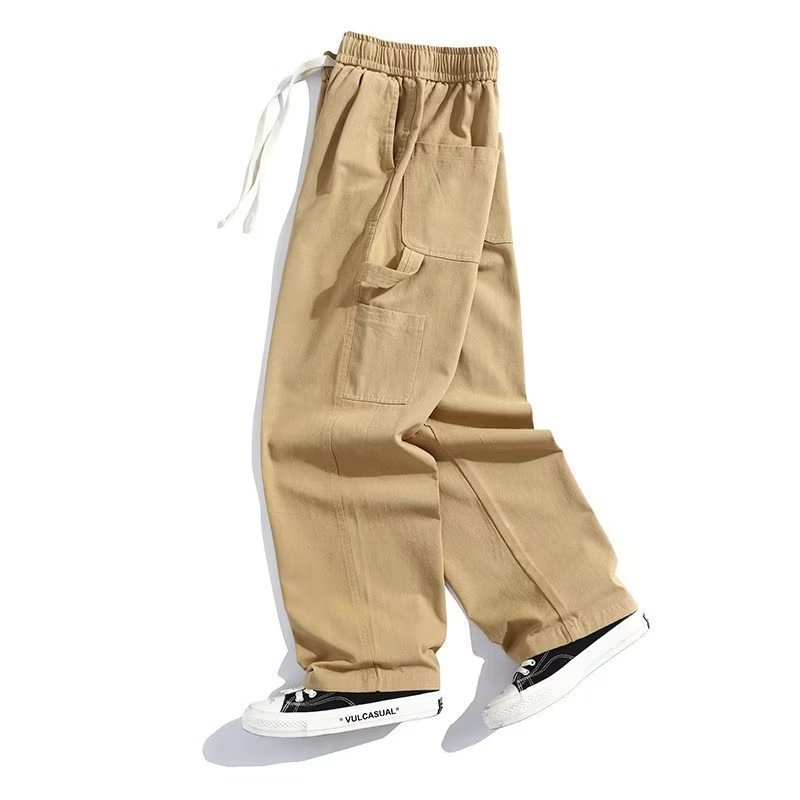 Japanese autumn cotton retro trousers