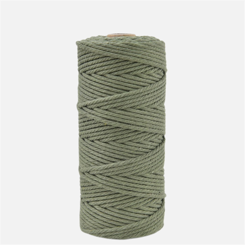 3mm cuerda de algodón colorido diy hecho a mano 4mm cuerda de tapiz cuerda tejida 5mm regalo cuerda de algodón decorativa cuerda de sombrero al por mayor