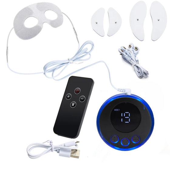 EMS eye beauty massager low frequency current muscle stimulation facial lifting machine firming anti-wrinkle facial skin