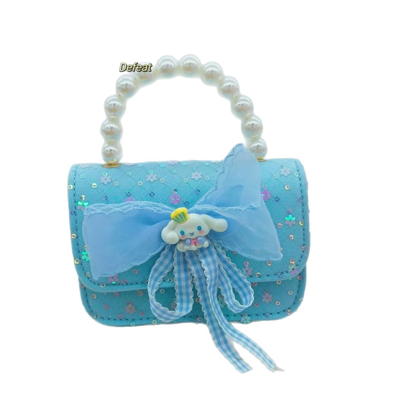 Bolso de perlas bolso de accesorios de cinturón Melody Kullomi bolso de princesa infantil bolso de Año Nuevo para niñas bolso pequeño