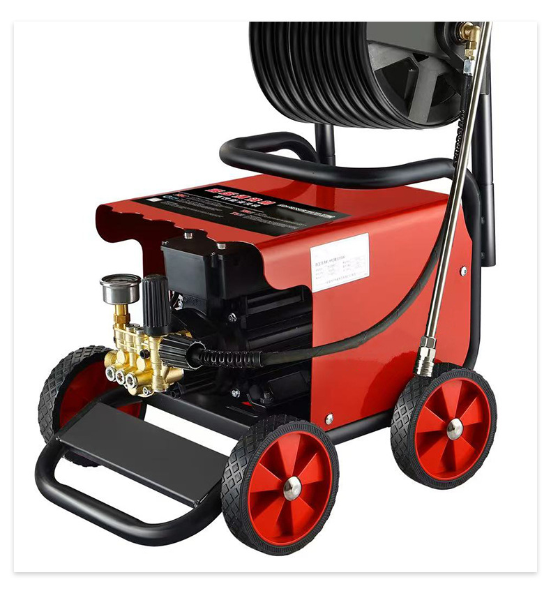 New Model Commercial 220V High-Pressure Car Wash Machine for Car Wash Shops, Farms, and Cleaning Tasks, High-Power Industrial-Grade Cleaning Machine