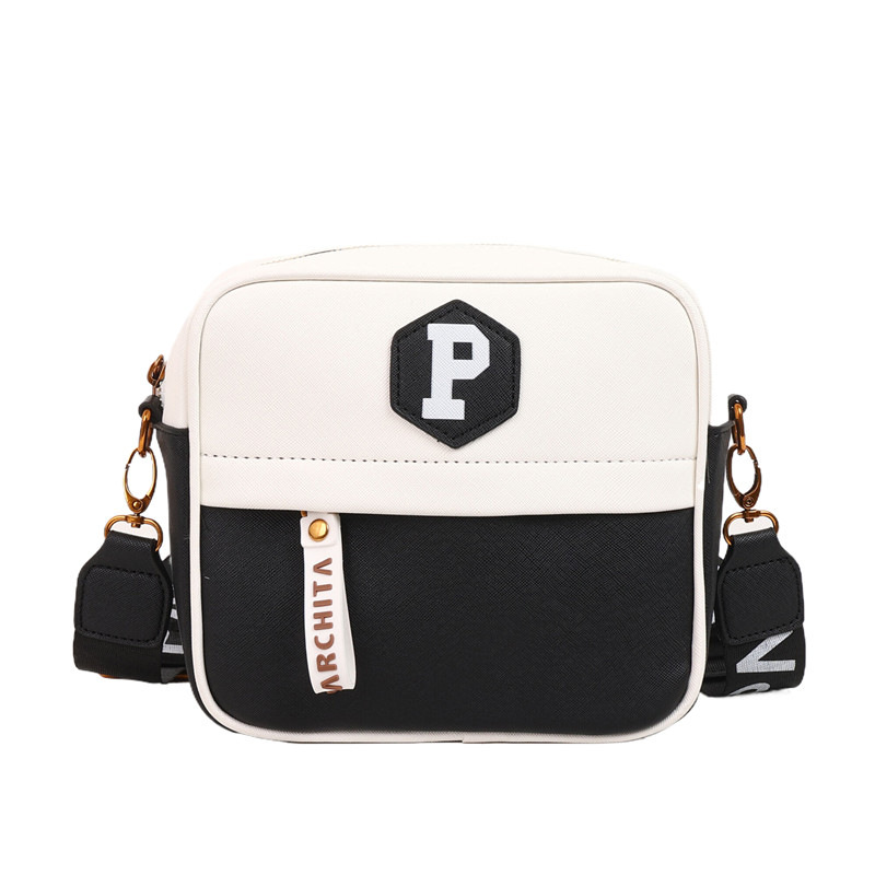 Bolsos transfronterizos para mujer 2024 nuevo bolso cuadrado pequeño de viaje de ocio de gran capacidad, bolso bandolera de letras de todo fósforo de moda